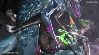 Starring Nurja : Scalie Pagan Rituals (Cavafly01) [Mfm] [The Elder Scrolls, Animated, Threesome]