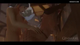 The high council has decreed that all night elves are obligated to breed. Violence may be used against those who disobey (Artist: Ewirtham)