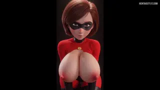 Helen Parr from The Incredibles putting her powers to good use - Big Tits, Thick, Milf