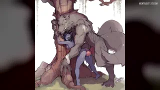 [Playing ] The monster revolt came, and with it came new practices and traditions. One such example were the trophy poles all across newly occupied cities, where freshly caught fuck-slaves could be tied up, displayed, and properly used!~