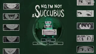 "No i'm not a succubus" animated title screen